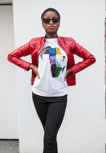Load image into Gallery viewer, Women&#39;s Africa Map Teeshirt
