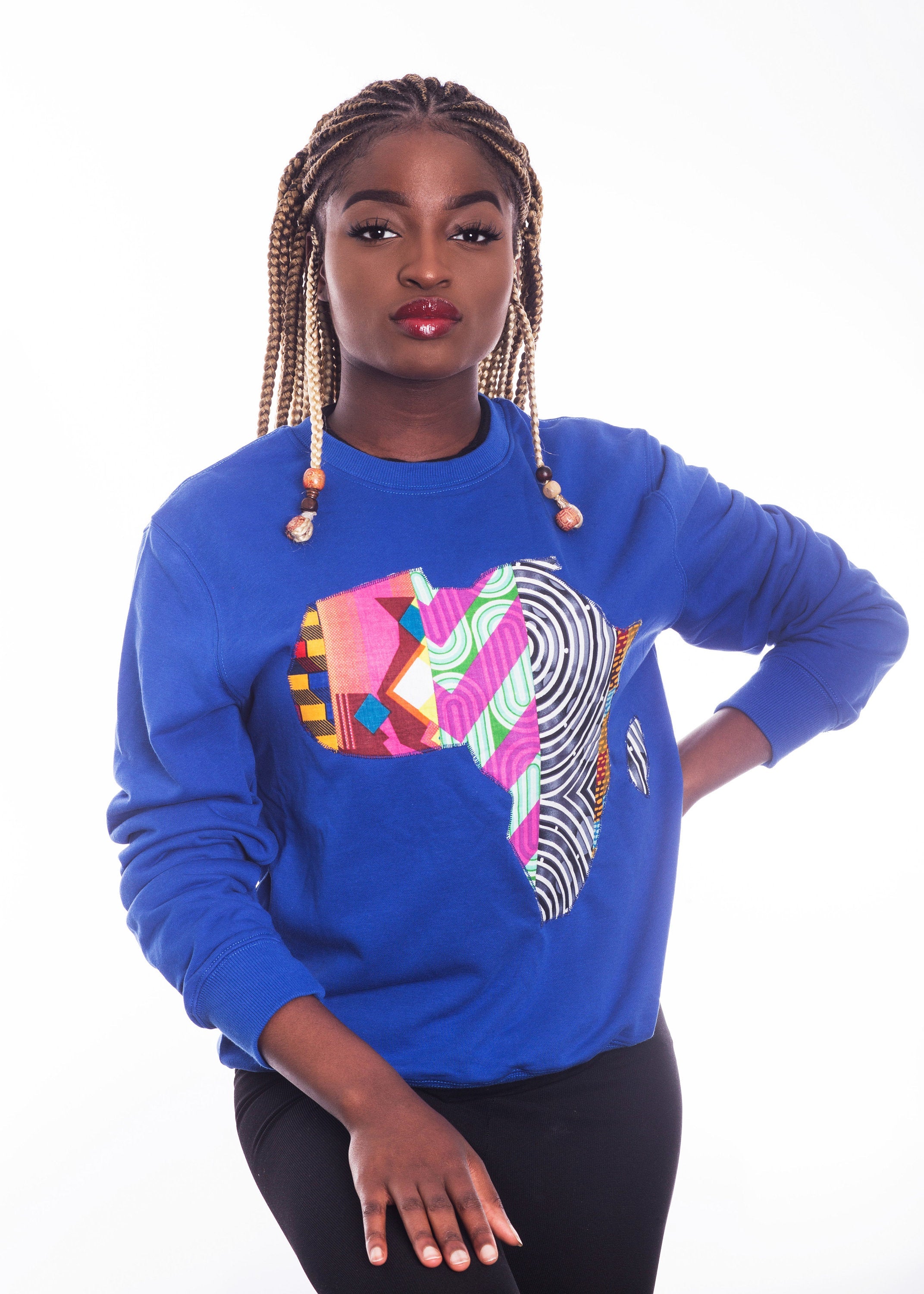 Women's African Map Sweatshirt