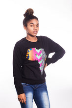 Load image into Gallery viewer, Women&#39;s African Map Sweatshirt
