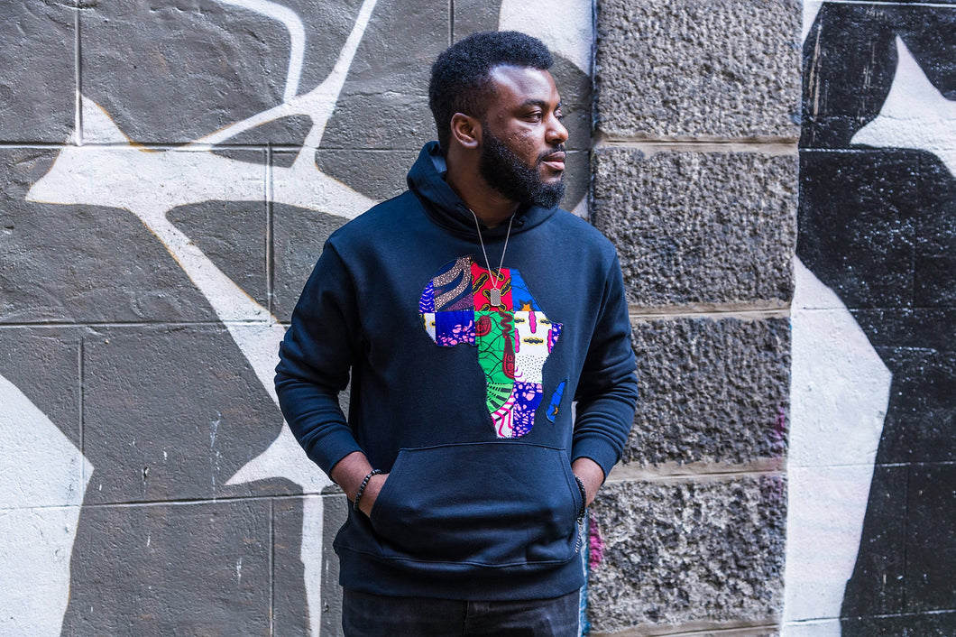 Men's Africa Map Hoodie