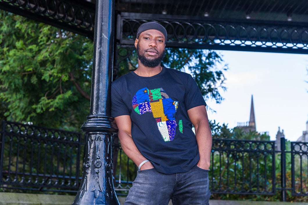 Men's Africa Map Tee Shirt