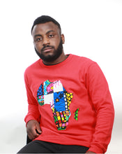 Load image into Gallery viewer, Men&#39;s African Map Sweatshirt
